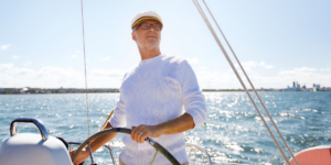 Man on Yacht - A Good Life