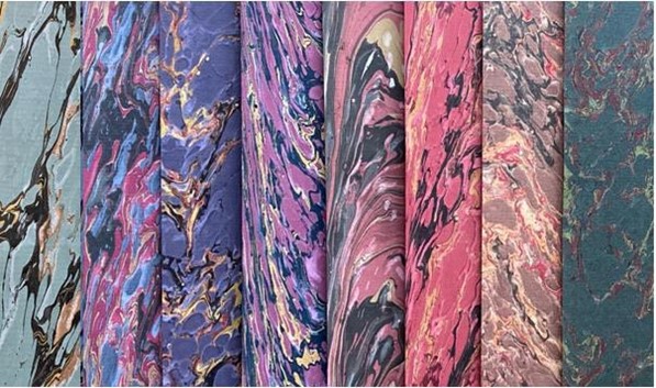 Marbled Endpaper
