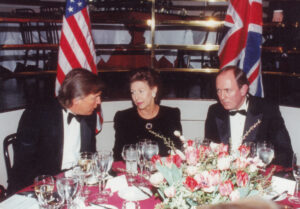 Donald Trump, Princess Margaret, and LifeBook private autobiography author Peter Felix.