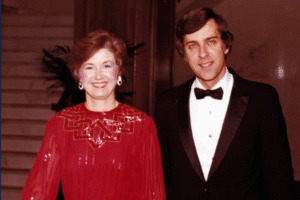 A photograph of LifeBook private autobiography authors Frank and Barbara