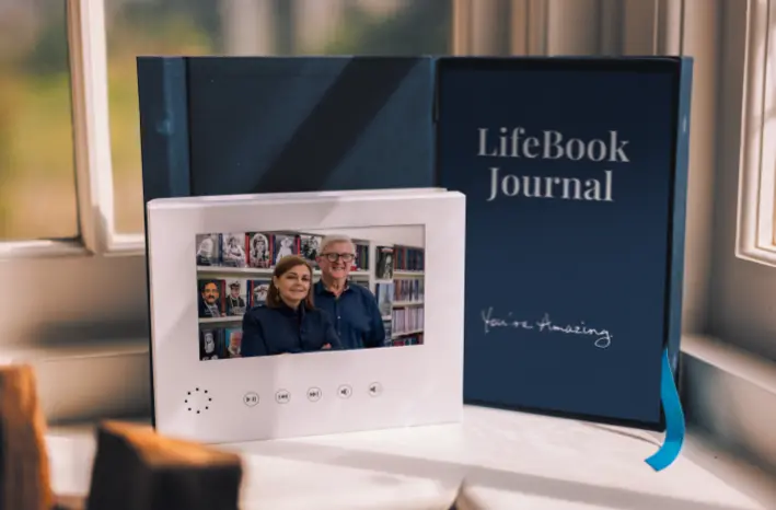 LifeBook Memoirs gifers pack with journal, video message and presentation box